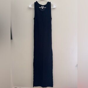 Chic Black Sleeveless Maxi Dress